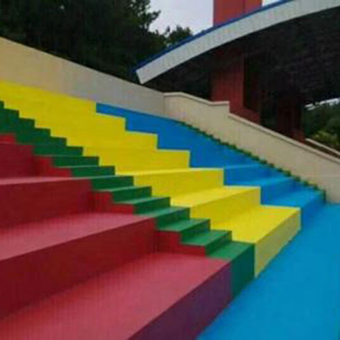 聚脲防腐涂料怎么施工(圖1) 體育場看臺聚脲防腐涂料施工案例