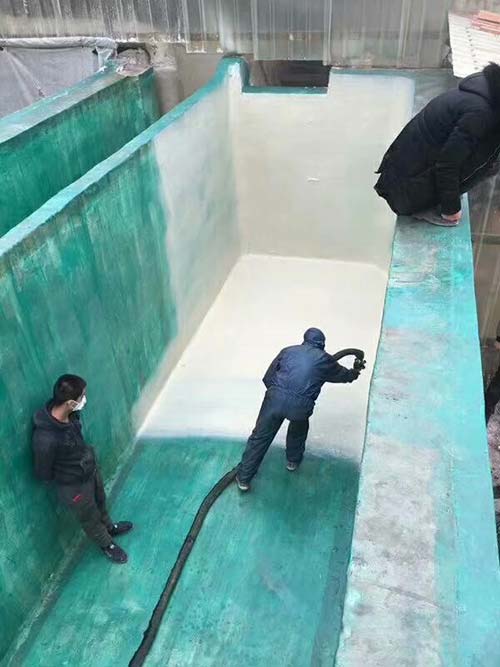 混凝土水池防水使用聚脲材料怎么施工(圖1) 混凝土水池防水使用聚脲材料施工案例